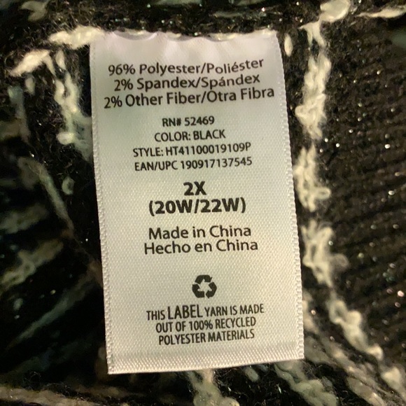 New Polar Bears Holiday sweater ugly sweater 2X - Picture 7 of 7